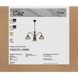Подвесная люстра Freya Каз / Caz FR5527PL-03BBZ