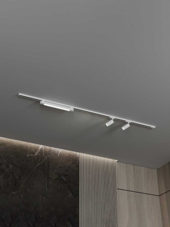 Трековая система со светильниками №5 однофазная накладная Hesby Lighting Skylite HSBL_kompl_S005_NI2W4K