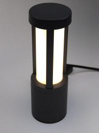 Уличный настенный светодиодный светильник Elvan PJ-1507/1-11.5W-WW-Gr