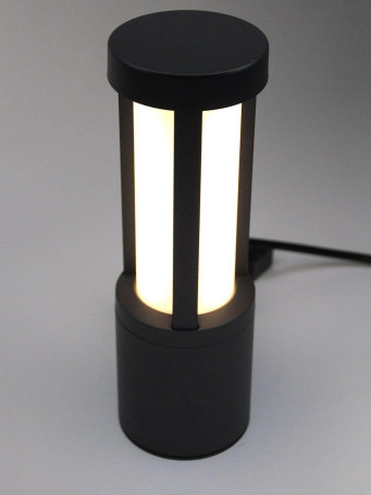 Уличный настенный светодиодный светильник Elvan PJ-1507/1-11.5W-WW-Gr