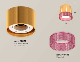 Комплект накладного светильника Ambrella light Techno Spot XS (C8121, N8486) XS8121022
