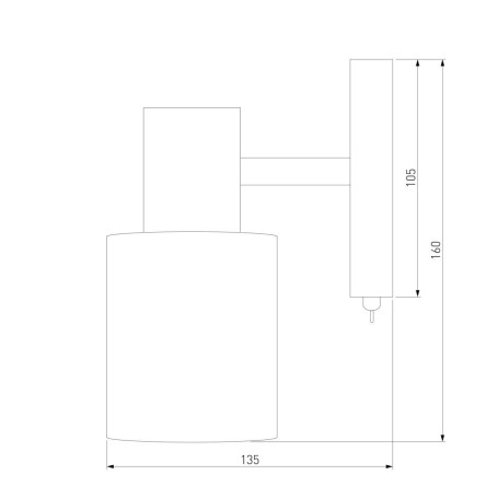 Спот Eurosvet Corso 20089/1 хром