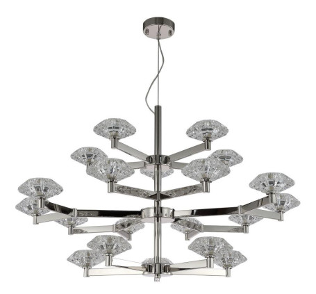 Подвесная люстра Crystal Lux Rebeca SP5+10+5 Nickel