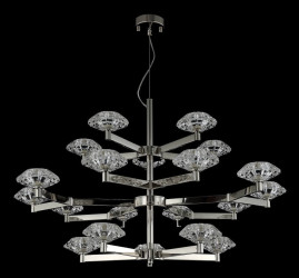 Подвесная люстра Crystal Lux Rebeca SP5+10+5 Nickel