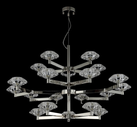 Подвесная люстра Crystal Lux Rebeca SP5+10+5 Nickel