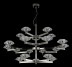 Подвесная люстра Crystal Lux Rebeca SP5+10+5 Nickel
