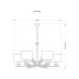 Подвесная люстра Kutek Mood Bolt BOL-ZW-6(N)