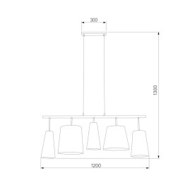Подвесной светильник TK Lighting 1909 Pedro