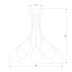 Потолочная люстра TK Lighting 828 Wire Gold