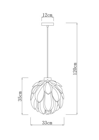 Подвесной светильник Moderli Flake V11014-P