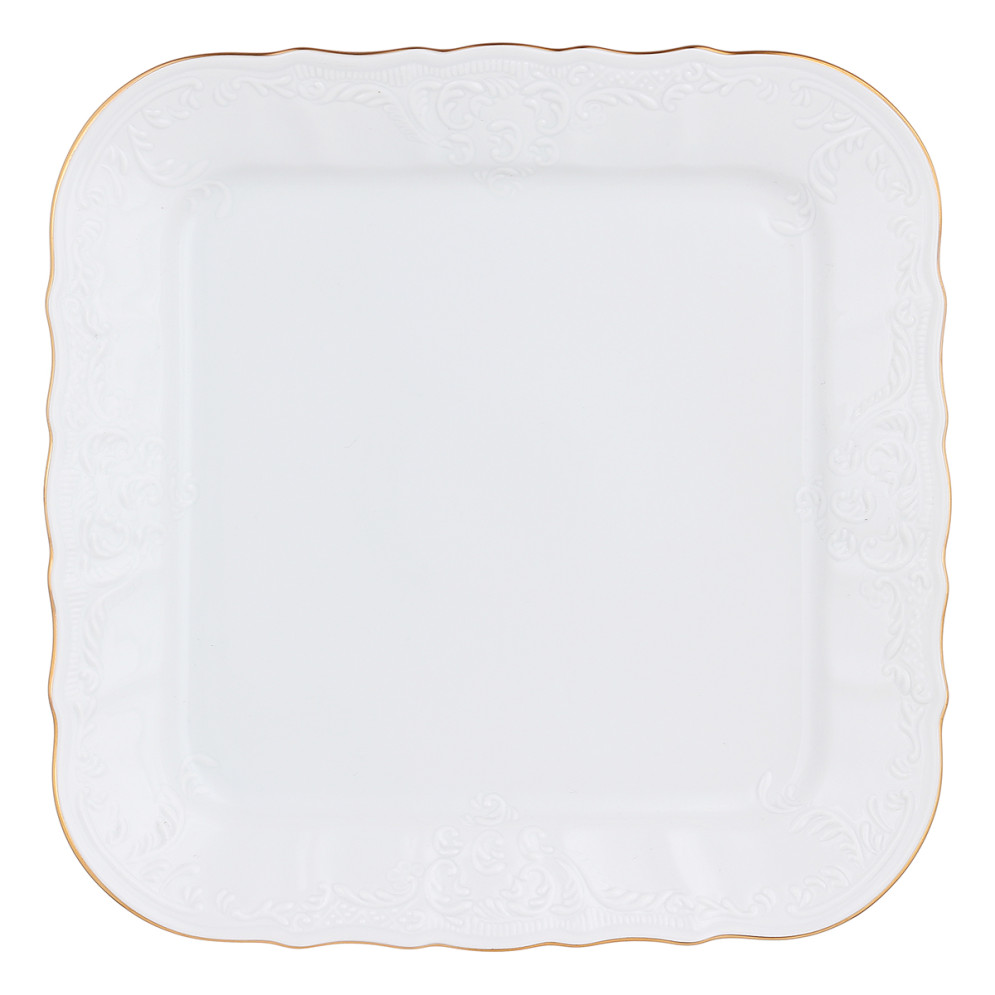 Поднос квадратный 26см.&quot;Бернадот белый 311011&quot; Bernadotte