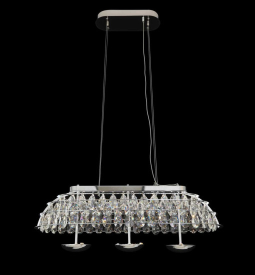 Люстра подвесная Alfa Light F4024-22 800x350mm CH LED