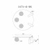 Потолочный светильник iLedex Telescope D4774-40 SBK