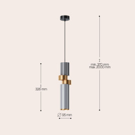 Подвесной светильник Maytoni Palette MOD303PL-01CFL2