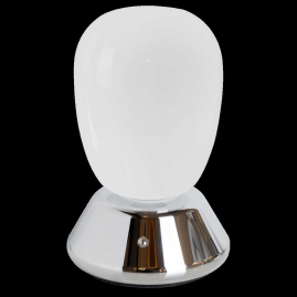 Настольная лампа диммируемая 10W 3000K матовый/хром Uovo III Lightstar 807914