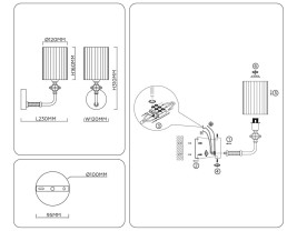 Настенный светильник Ambrella light High light LH71506