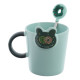 Кружка с ложкой, 350 мл, L12 W9,5 H11 см