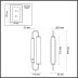 Бра Odeon Light Modern Ponte 4270/10WL