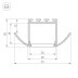 Профиль Arlight PLS-LOCK-H25-FA-2000 ANOD 016444