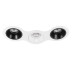 Комплект из светильников и рамки Lightstar Domino Round (214696+214607+214606+214607) D696070607