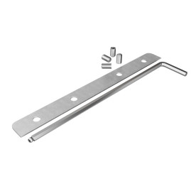 Полоса Apeyron К-08-32 для соединения алюминиевого профиля, светильников арт. 14-25, 30-10, 30-11, 30-12 металлическая, размер 90мм*9,7мм К-08-32