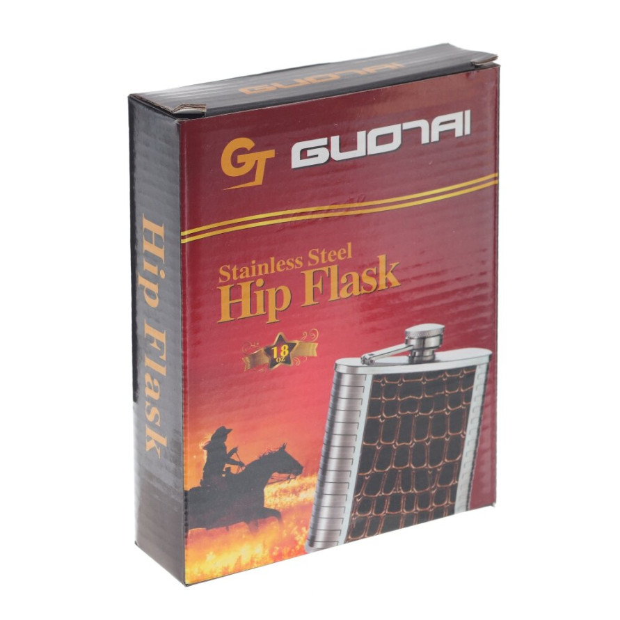 Фляжка, 500 мл, L13 W3 H16,5 см