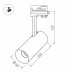 Трековый светодиодный светильник Arlight SP-Polo-Track-Leg-R65-8W Warm3000 027474