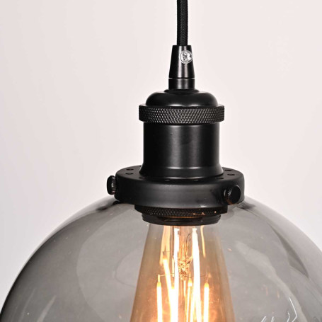 Подвесной светильник Imperium Loft Loft Clear Glass Sphere Cloche Дымчатый 377316-22