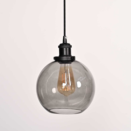 Подвесной светильник Imperium Loft Loft Clear Glass Sphere Cloche Дымчатый 377316-22