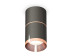 Комплект накладного светильника Ambrella light Techno Spot XS7403101 DCH/PPG черный хром/золото розовое полированное (C7403, A2073, C7403, N7035)