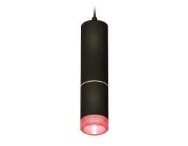 Комплект подвесного светильника Ambrella light Techno Spot XP6313030 SBK/PI черный песок/розовый (A2302, C6343, A2063, C6313, N6152)