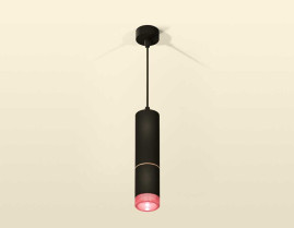 Комплект подвесного светильника Ambrella light Techno Spot XP6313030 SBK/PI черный песок/розовый (A2302, C6343, A2063, C6313, N6152)