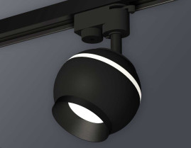 Комплект трекового светильника Ambrella light Track System XT1102002 SBK/PBK черный песок/черный полированный (A2521, C1102, N7031)