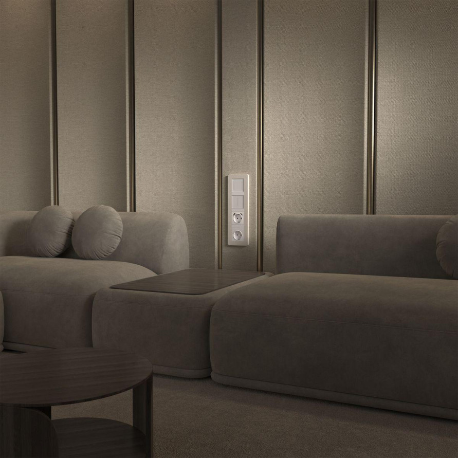 Рамка Werkel Split на 4 поста айвори/белый W0043066 4690389206092