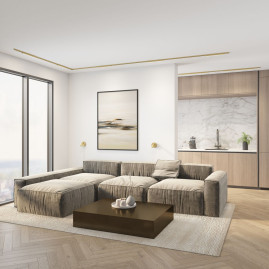 Трековый светодиодный светильник Denkirs Shine Linear DK5751-SB
