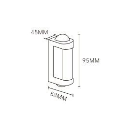 Уличный настенный светодиодный светильник Escada 30006W/01LED