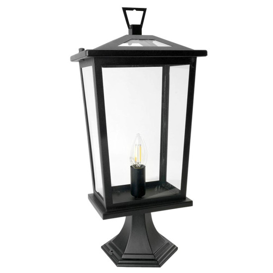 Светильник садово-парковый Feron PL754  на постамент 60W 230V E14, черный 51280