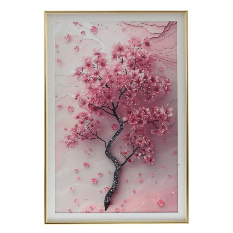 Панно с кристальным декором, L62 W2,5 H42 см (818061)