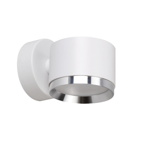 Светильник  настенный Feron HL4598  Barrel DUET 12W, 230V,GX53, белый + хром IP20