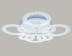 Потолочная светодиодная люстра Ambrella light Acrylica Original FA8854
