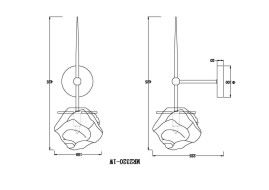 Бра MyFar Stella MR2320-1W