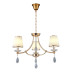 Подвесная люстра Lumina Deco Dominni LDP 9268-3 GD