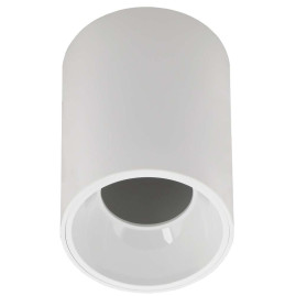 LIGHTING Светильник 4111 накладной потолочный под лампу GU10 белый пластик IEK LT-UPB0-4111-GU10-1-K01