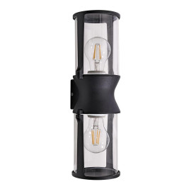 Уличный настенный светильник Arte Lamp Minchir A8306AL-2BK