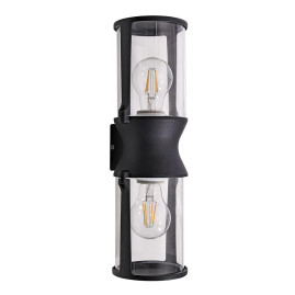 Уличный настенный светильник Arte Lamp Minchir A8306AL-2BK