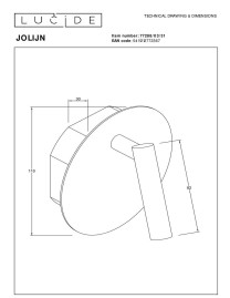 Спот Lucide Jolijn 77288/03/31