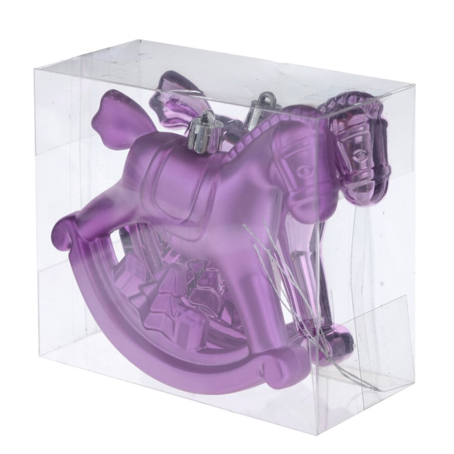 Набор из 2шт, Украшение новогоднее &quot;Лошадка&quot;, L11 W5 H10 см