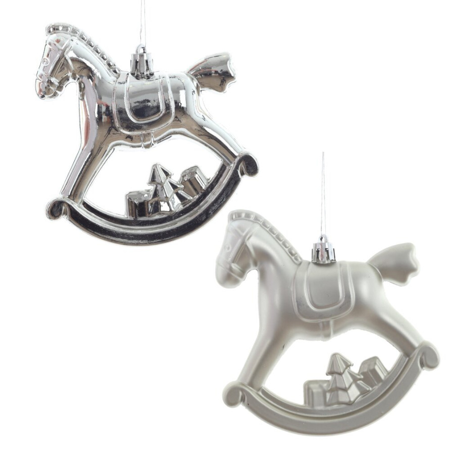 Набор из 2шт, Украшение новогоднее &quot;Лошадка&quot;, L11 W5 H10 см