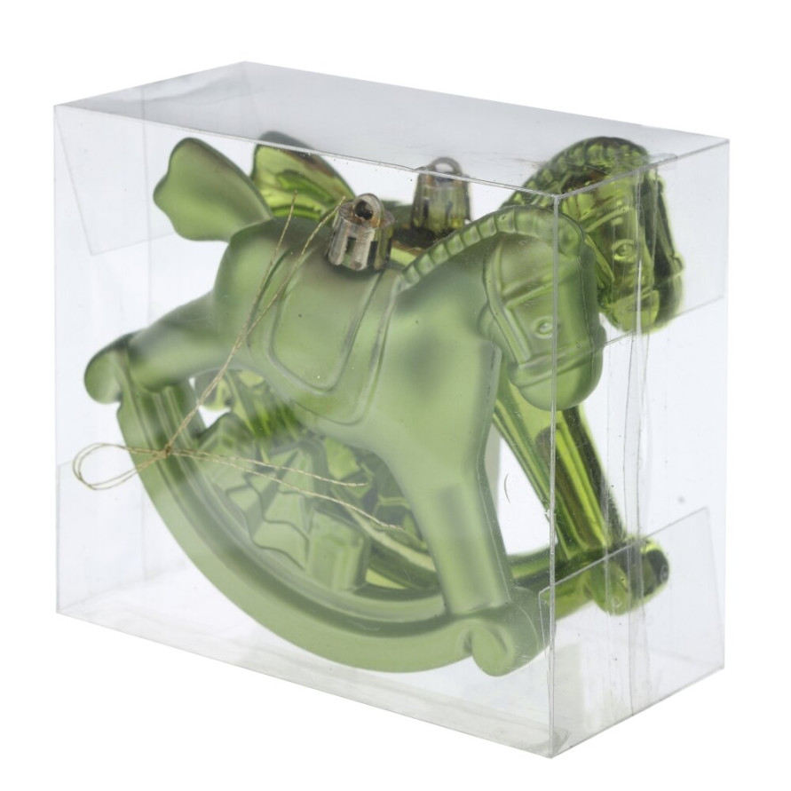 Набор из 2шт, Украшение новогоднее &quot;Лошадка&quot;, L11 W5 H10 см