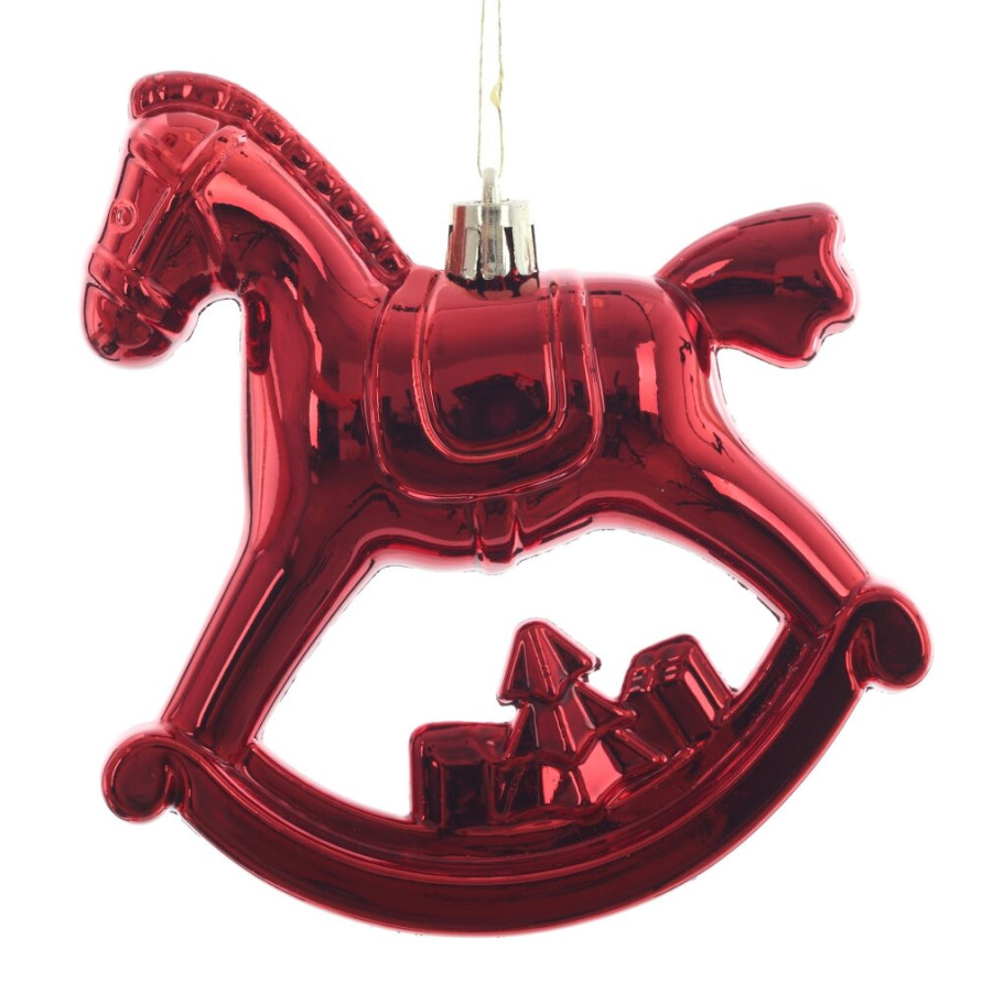 Набор из 2шт, Украшение новогоднее &quot;Лошадка&quot;, L11 W5 H10 см